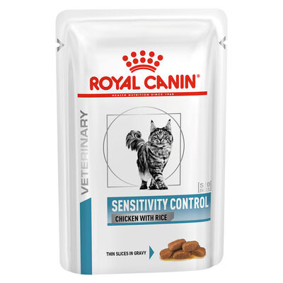Royal Canin Veterinary Diet Cat Sensitivity Control Pollo con Riso 12x85 gr