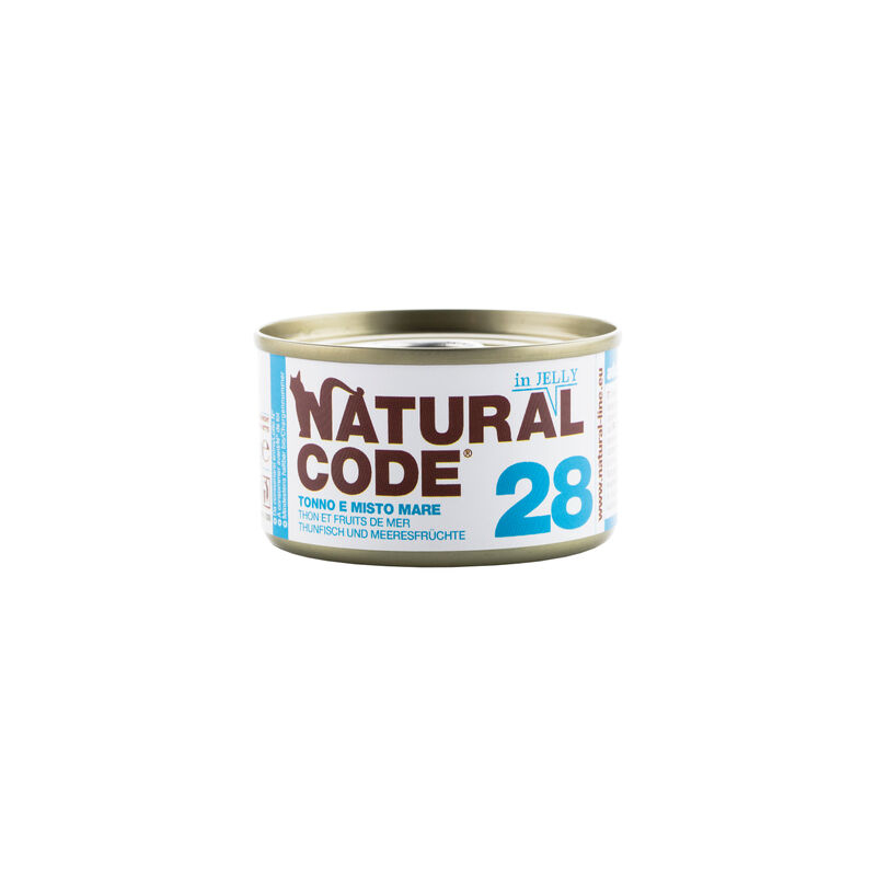 Natural Code Cat Adult Tonno e Misto Mare in Jelly 85 gr n.28