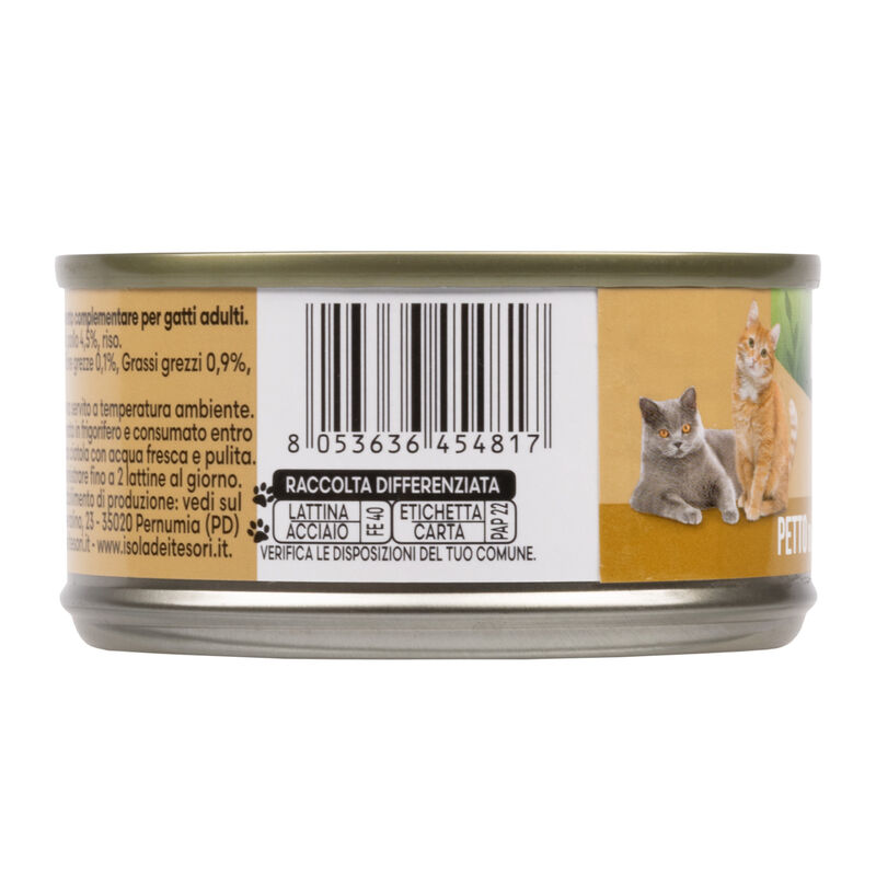 Naturalpet Premium Cat Adult Petto di pollo con prosciutto di pollo 70gr