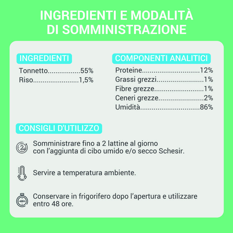 Schesir Cat Filetti di Tonnetto in Gelatina 70g