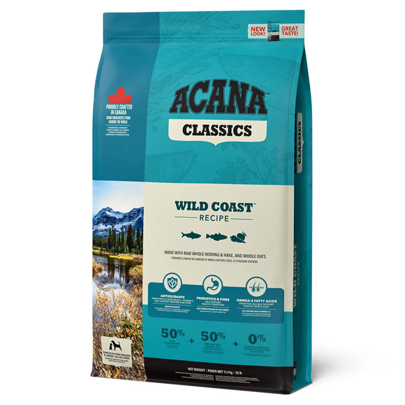 ACANA Classics Wild Coast 11.4kg - Alimento per Cani con Aringa e Nasello