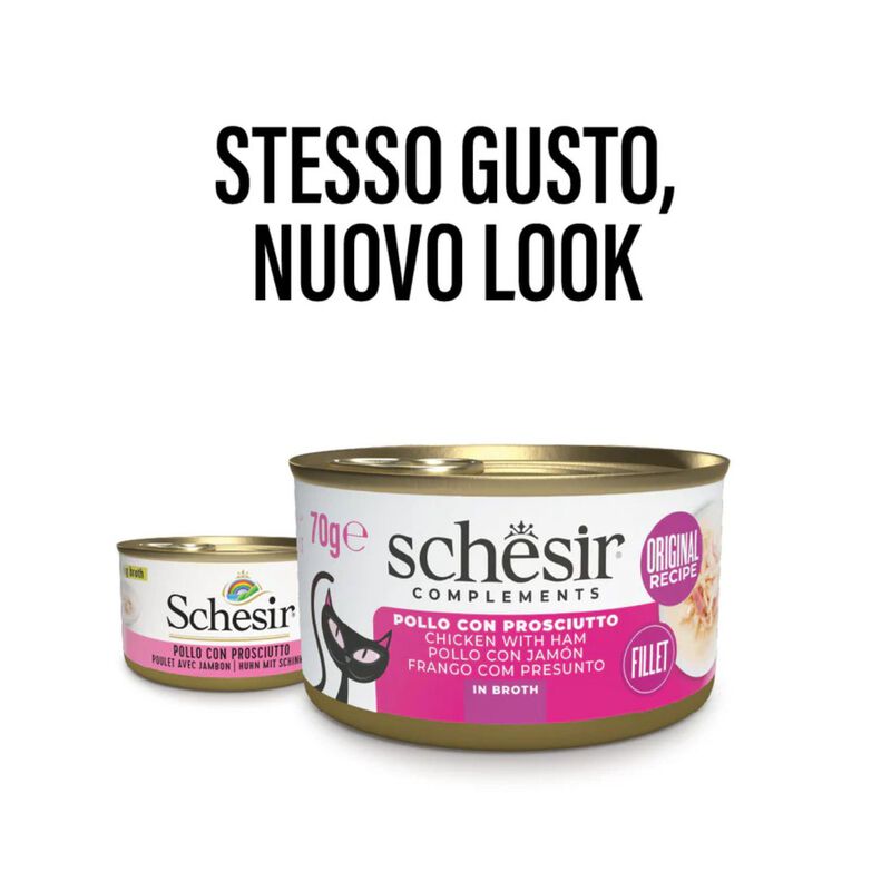 Schesir Cat Pollo con Prosciutto 70 gr