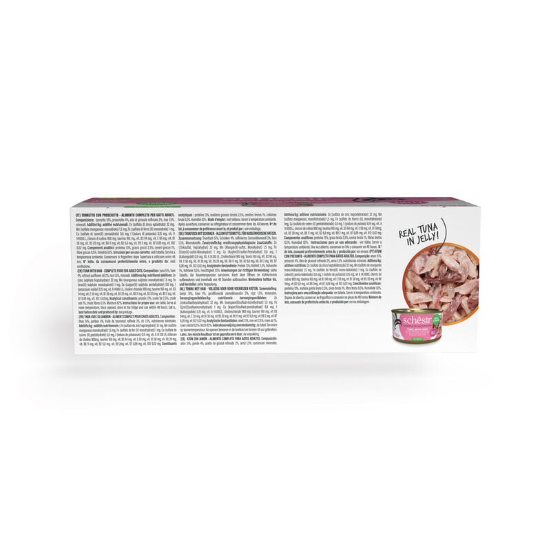 Schesir Cat Tonnetto con Prosciutto 6x85 gr Schesir Cat Tonnetto con Prosciutto 6x85 gr