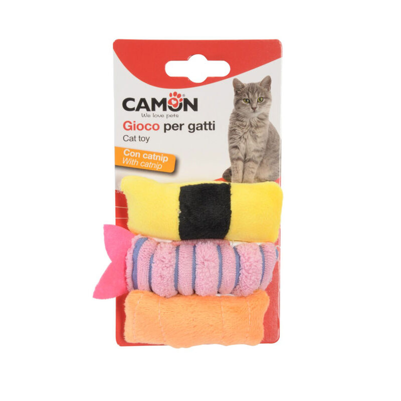 Camon Gioco in poliestere con catnip 8cm