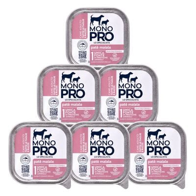 Monopro Dog Adult All breeds Pat&eacute; Maiale 150gr