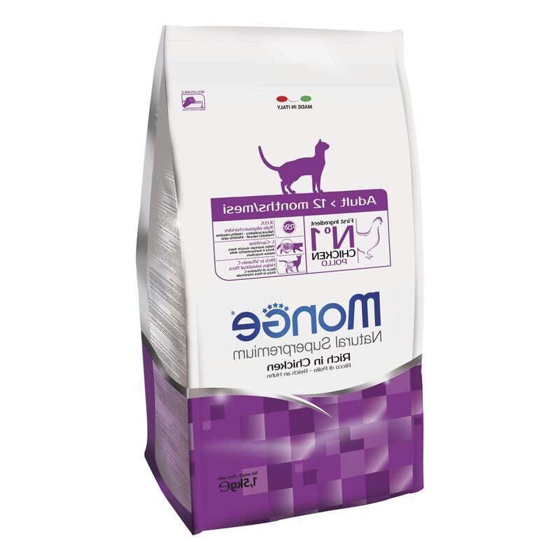 Monge Natural Superpremium Cat Adult Ricco in Pollo 1,5 kg