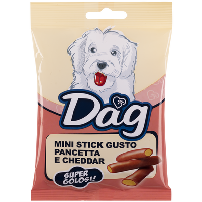 Dag Dog Mini Snack Stick Pancetta e Cheddar 50gr