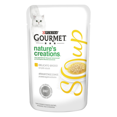 Gourmet Nature's Creation Soup Cat Adult con Pollo 40 gr