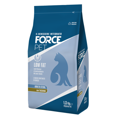 Forcepet Cat Adult Steril Low fat con tacchino 1,2kg