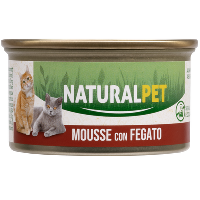 Naturalpet Cat Adult Mousse Fegato 85gr