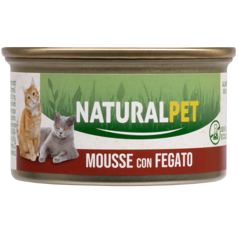 Naturalpet Cat Adult Mousse Fegato 85gr