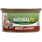 Naturalpet Cat Adult Mousse Fegato 85gr image number 0