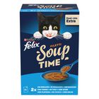 Felix Soup Cat Adult Filetti Merluzzo Tonno e Platessa 6 pz x 48 gr