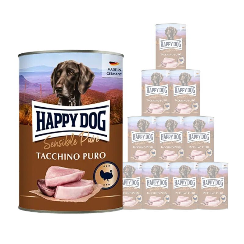 Happy Dog Sensible Pure Tacchino Puro 400 gr