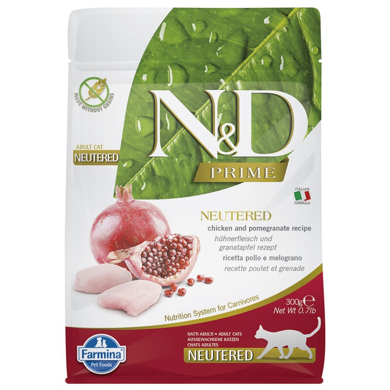 Farmina N&D Prime Cat Neutered Pollo e Melograno 300 gr