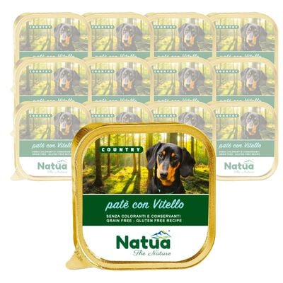 Natua Country Dog Adult Pat&eacute; con Agnello e carote 100 gr