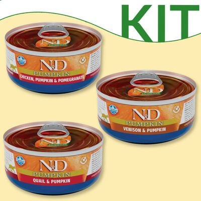 Kit degustazione N&D Farmina cat 70 gr