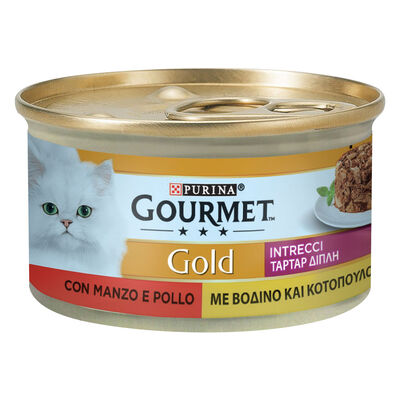Gourmet Gold Intrecci di Gusto Cat Adult Pollo & Manzo 85 gr