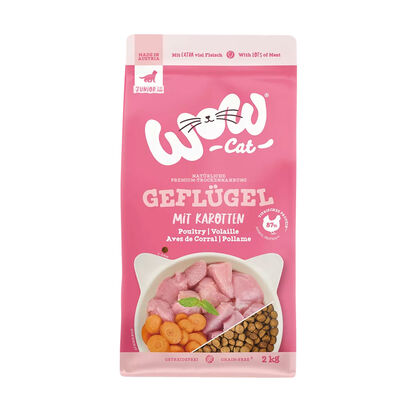 Wow Kitten Pollame con carote 2 kg
