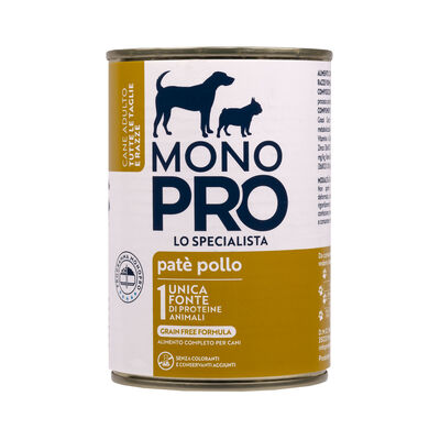 Monopro Dog Adult All Breeds Patè Pollo 400 gr