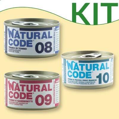Kit degustazione Natural Code cat 85 gr