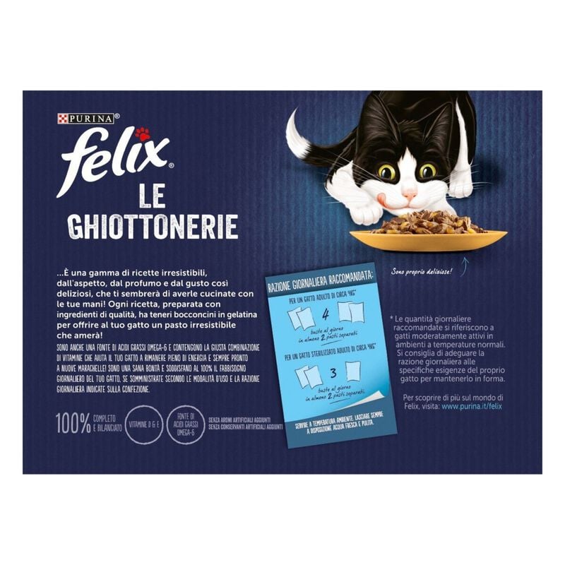 Felix Le Ghiottonerie Cat Le Variet&agrave; 72 x 85 gr