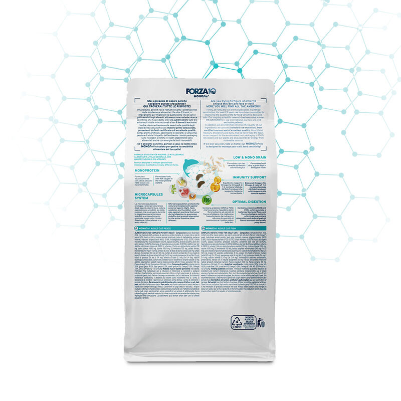 Forza10 Mono Diet Cat Adult Regular al Pesce 1,5 kg