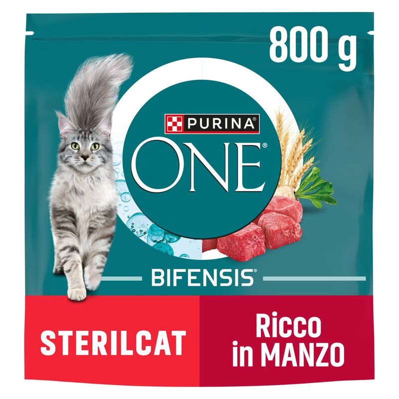Purina One Bifensis Cat Sterilcat Manzo e Frumento 800 gr