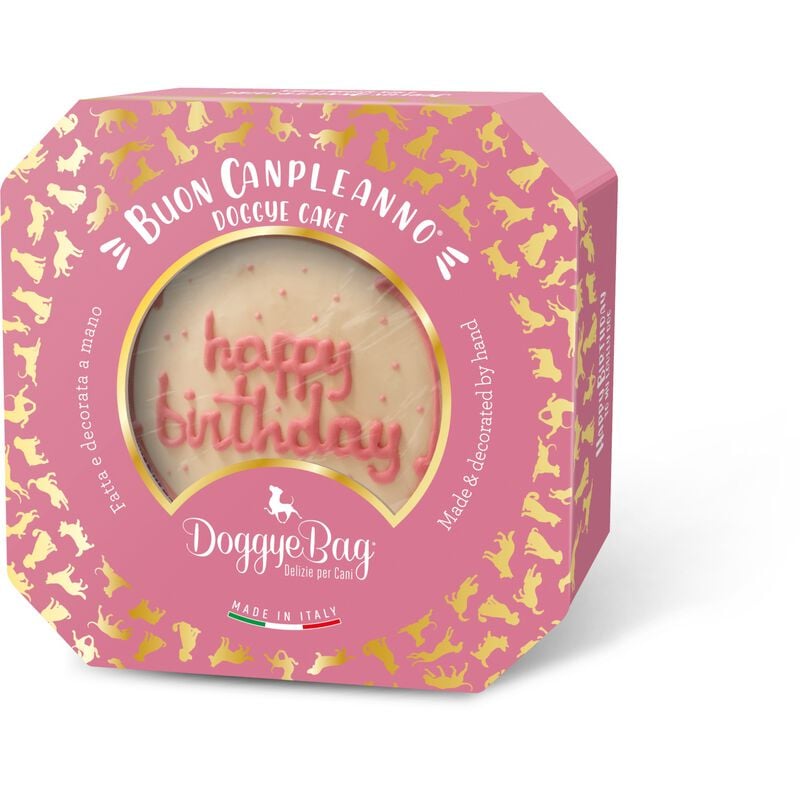DoggyeBag Torta di Camplenanno per cani Rosa 120 gr