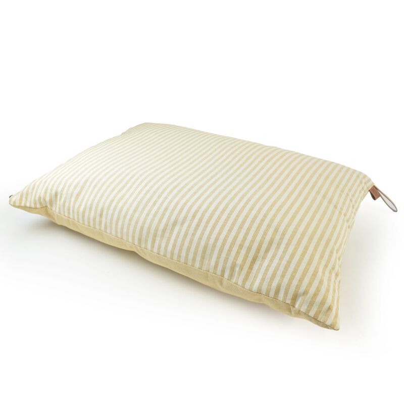 L'Isola dei Tesori Sacco Sfoderabile a Righe Beige 60x80 cm