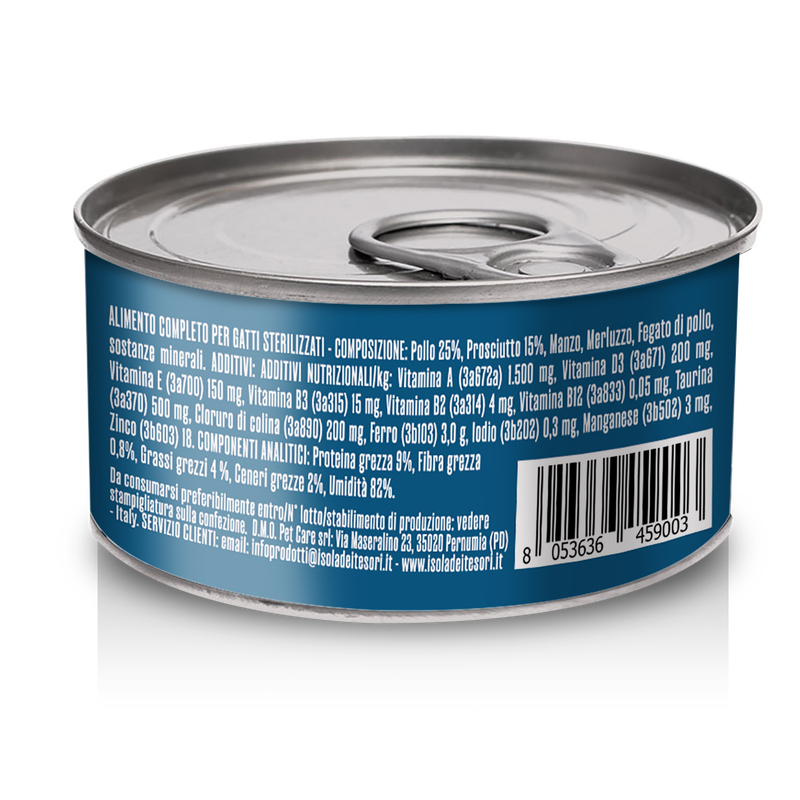 Forcepet Cat Adult Steril Exigent soft pat&egrave; con pollo 85gr
