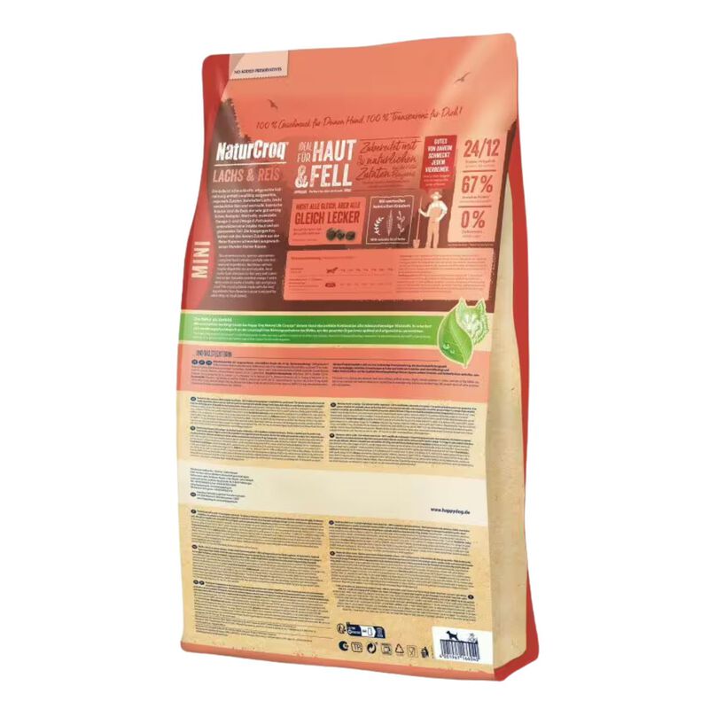 Happy Dog Adult Mini NaturCroq Salmone e riso 800 gr