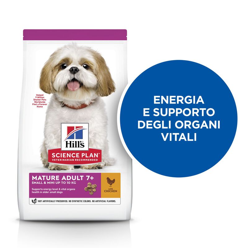 Hill's Science Plan Dog Small & Mini Mature Adult 7+ con Pollo 1,5 kg