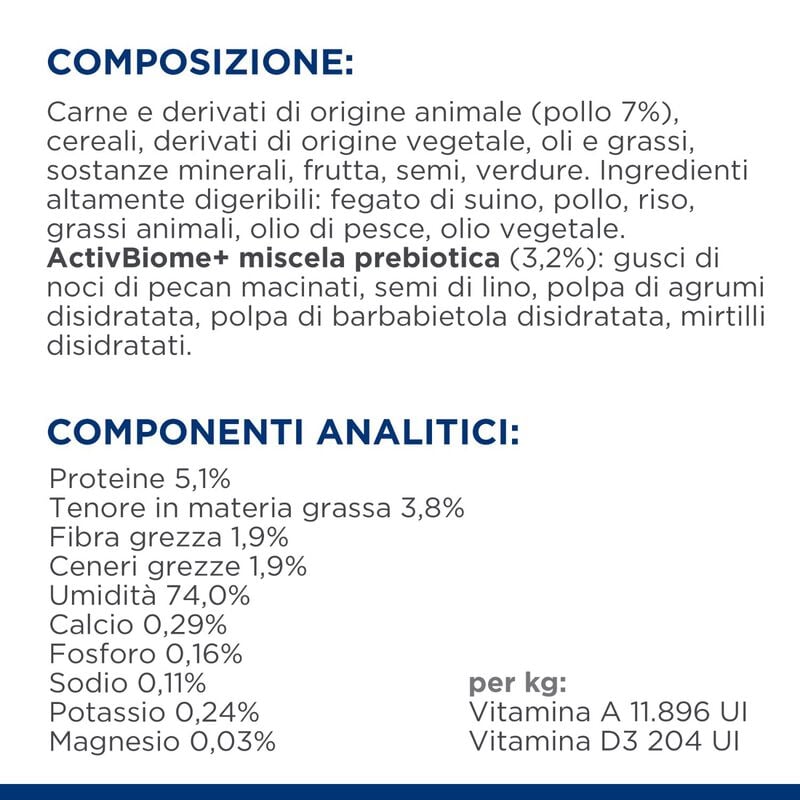 Hill's Prescription Diet Dog Gastrointestinal Biome con Pollo 370 gr