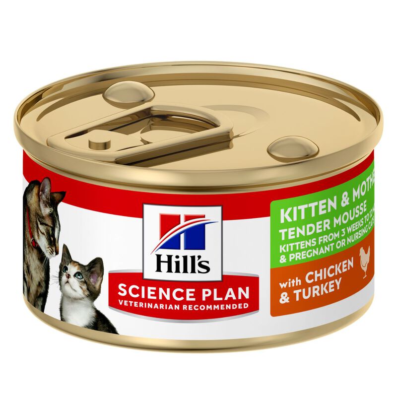 Hill's Science Plan Kitten&Mother Tender Mousse Pollo e Tacchino 85gr