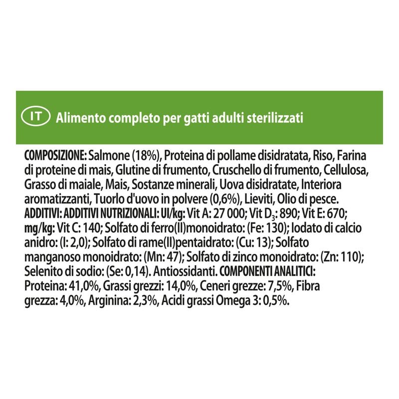 Purina Pro Plan LiveClear Cat Adult Sterilized ricco in Salmone 1,4 kg