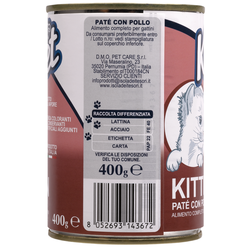 Ket Kitten Paté con Pollo 400gr