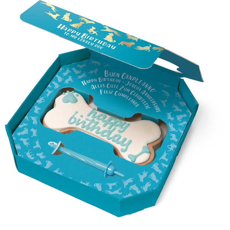 DoggyeBag Bone di Campleanno per cani Azzurra 85 gr