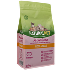 Naturalpet Prime Orme Kitten ricco in Pollo 1,5kg