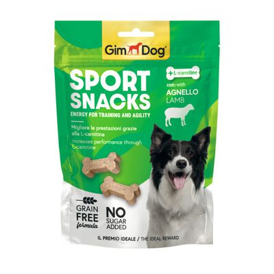 Gimdog Sport Snacks per cani con Agnello 150 gr