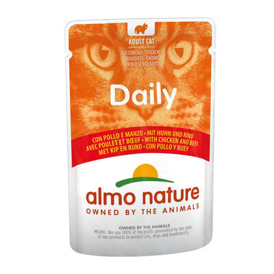 Almo Nature Daily Menù  Cat Pollo e manzo 70gr
