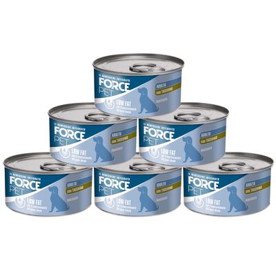 Forcepet Dog Adult Low Fat macinato con tacchino 150gr