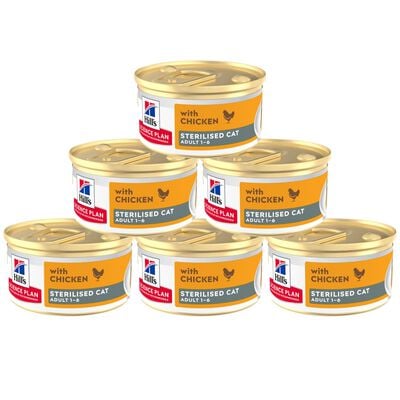 Hill's Science Plan Sterilised Adult Mousse per gatti adulti sterilizzati con Pollo 85 gr