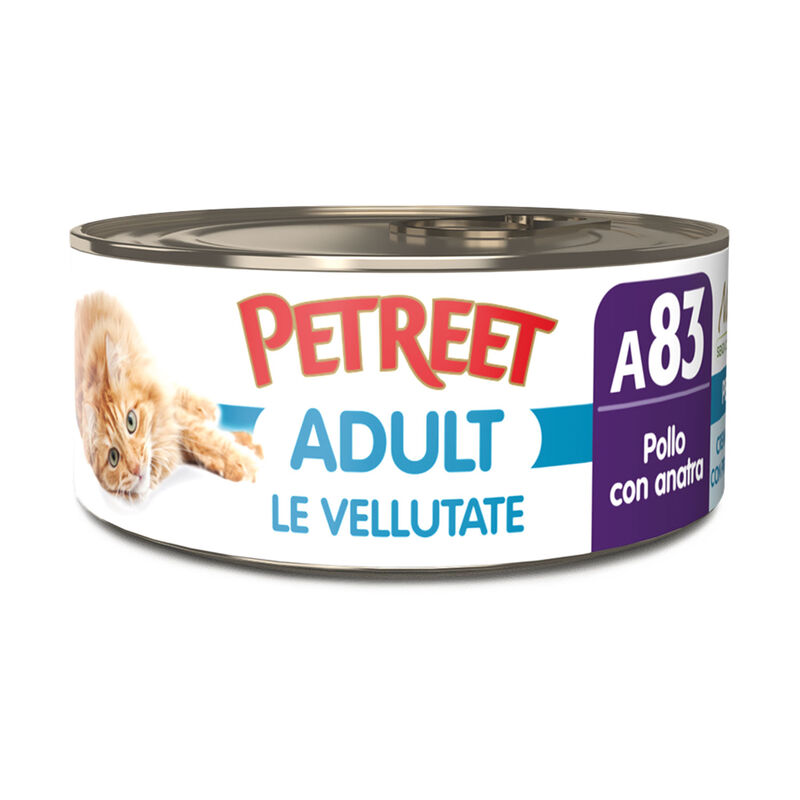 Petreet Cat Adult Vellutata di pollo con anatra 70gr A83