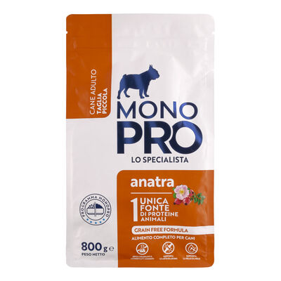 Monopro Dog Adult Mini Grain Free Anatra 800 gr