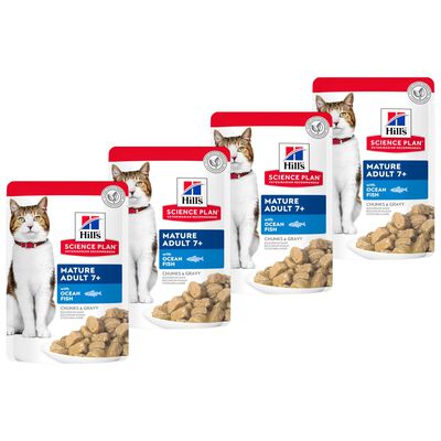 Hill's Science Plan Cat Mature Adult 7+ con Pesce Oceanico Bustina 85 gr