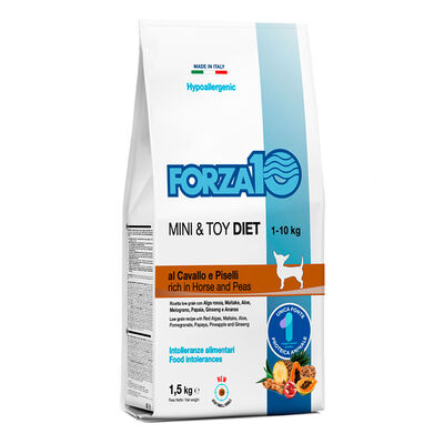 Forza10 Diet Dog Adult Mini Cavallo e piselli 1.5 kg