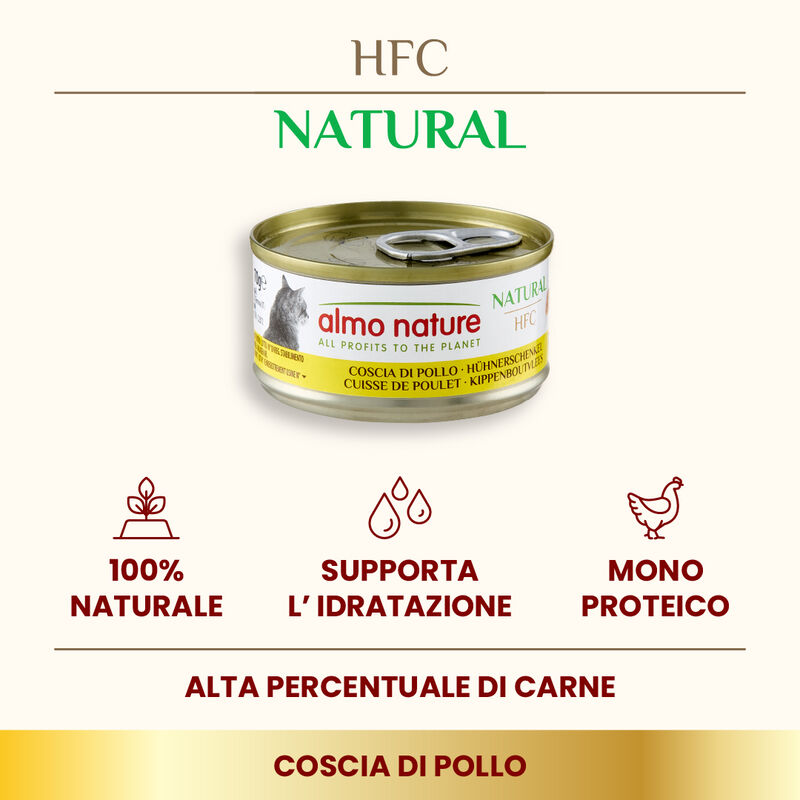 Almo Nature HFC Natural Cat Coscia di Pollo 70 gr