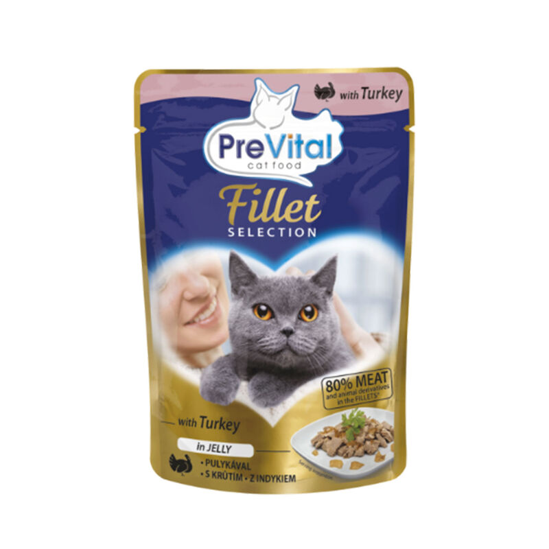 Prevital Cat Filetti con Tacchino in gelatina 85gr