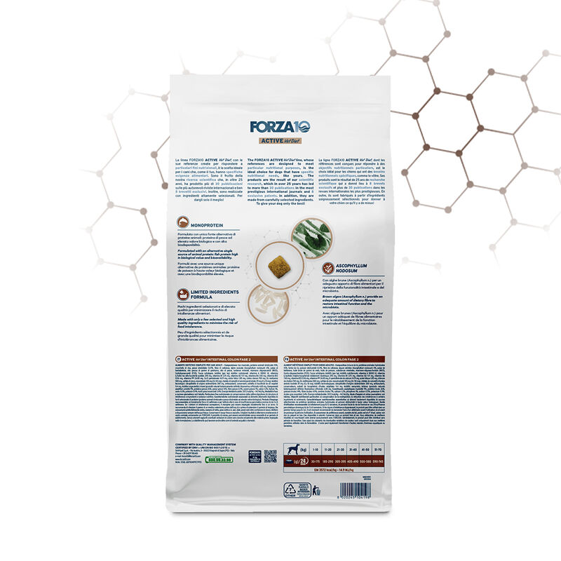 Forza10 Active Vet Diet Dog Adult Intestinal Colon fase 2 10 kg